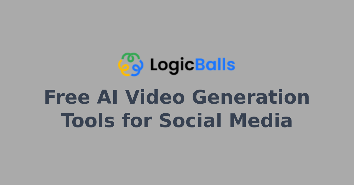 Free AI Video Generation Tools for Social Media