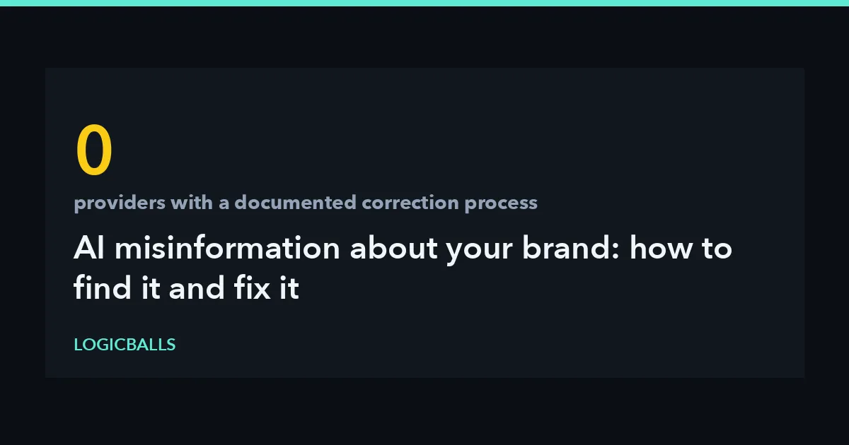 AI Misinformation About Your Brand: How to Find It and Fix It